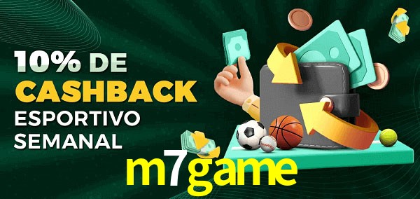 10% de bônus de cashback na m7game